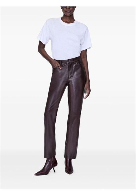 pantaloni bruno donna marrone scuro ANINE BING | A-03-10307BWN43